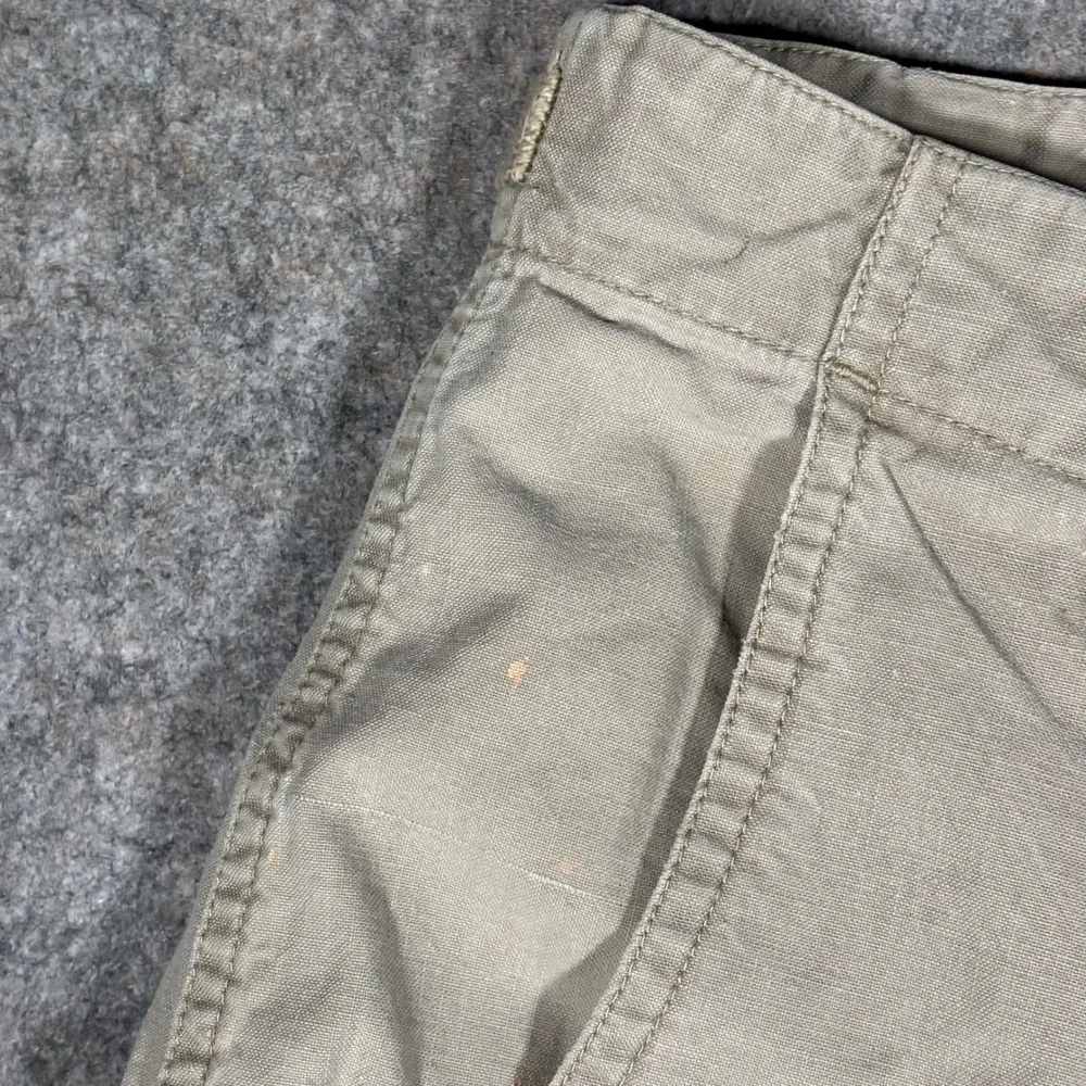 VTG Banana Republic Safari Cargo‎ Shorts Mens 34 Khaki Travel Cotton Distressed